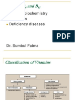 General Biochemistry Functions Deficiency Diseases: Vitamins B and B