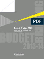 Budget Briefing 2013