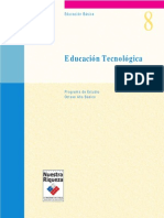 Programa de Estudio 8° Básico - Tecnologia (año 2000)