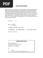 Muller Method: Where Z - 2c B B - 4ac