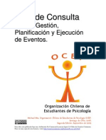 Guía de Consulta para la Gestión, Planificación y Ejecución  de Eventos.