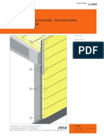 P1 Dalles de Bardage Montage Horizontal - Structure Beton