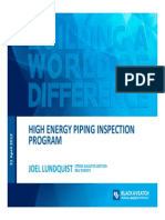 High Energy Piping Inspection