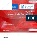 Tinyos Lab: Lesson 03: Radio Communication: WSN Programming Course