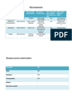 Risk Assessment 