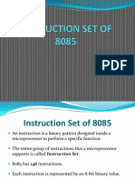 Instruction Set of 8085
