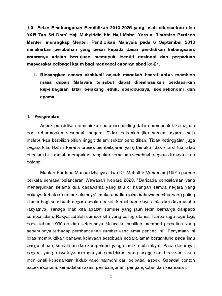 Kesan Ppp Terhadap Kepelbagaian Latar Belakang Etnik Sosiobudaya Sosioekonomi Dan Agama Pdf