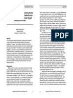 Instructional Methods For Teaching Social Studies: A Survey of What Middle School Students Like and Dislike About Social Studies Instruction