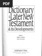 Dictionary of The Later New Testament & Its Developments (The IVP ...