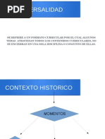 Concepto de Transversalidad