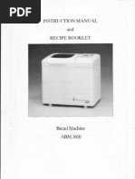 Download 17957225 Welbilt Bread Machine Model ABM3600 Instruction Manual Recipes ABM3600 by gloriasewer SN21262448 doc pdf