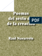 Poemas del sexto día de la creación - Raúl Navarrete