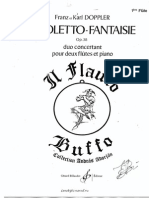 Doppler Rigoletto Fantasie for Flute