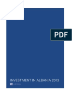 Investment in Albania - 2013