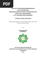 Download Analisa Routing Dengan Static Routing Dan EIGRP di PT CPIpdf by Rio Fernando SN212648719 doc pdf