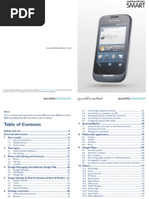 alcatel one touch 985n pc suite