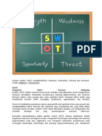 Sebuah Analisis SWOT Mengidentifikasi