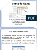 Diagramas de Gantt