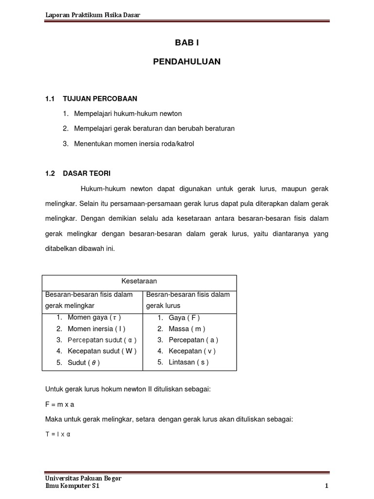 Laporan Praktikum Pesawat Atwood