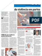 Denúncias de violências em partos