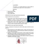 Trabajo de Clasificacion Delos Sensores