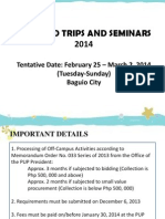 Ece Field Trips and Seminars 2014