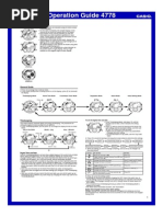 Casio qw4778 Manual