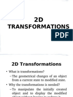 2 Dimensional Transformations