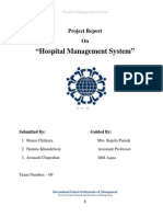 Hospital Management Proposal in Our University