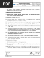 TDC-10A Rev 3 Upgradation by Welding of C12A Steel Castings