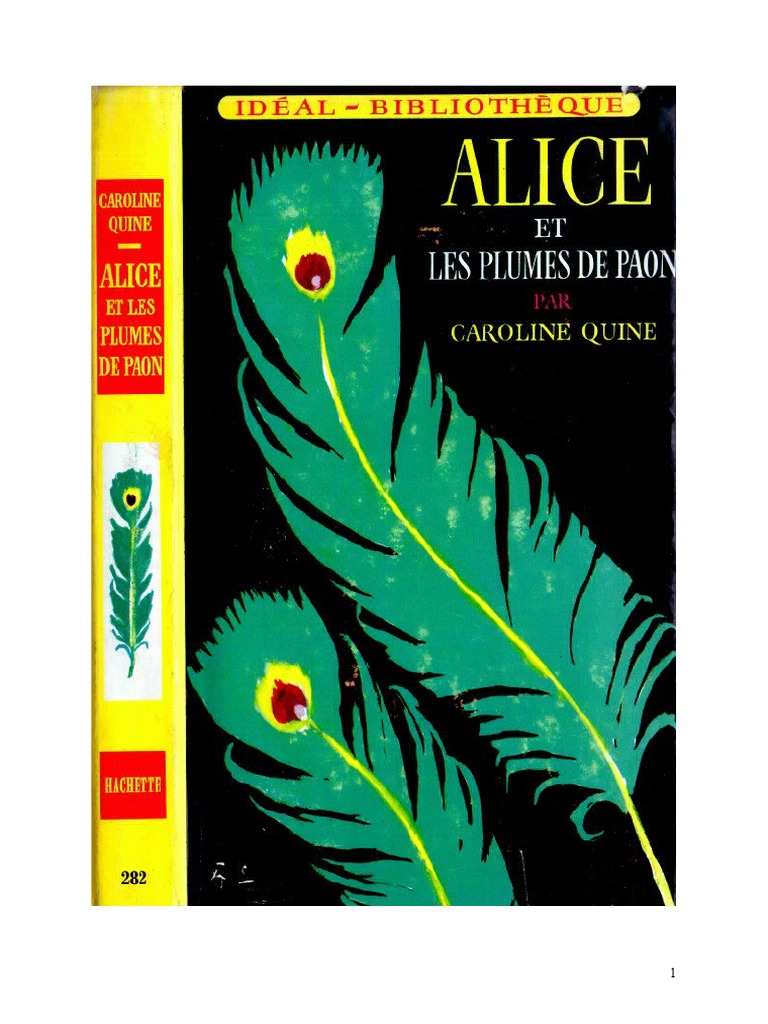 Caroline Quine Alice Roy 34 IB Alice Et Les Plumes de Paon 1956 | PDF