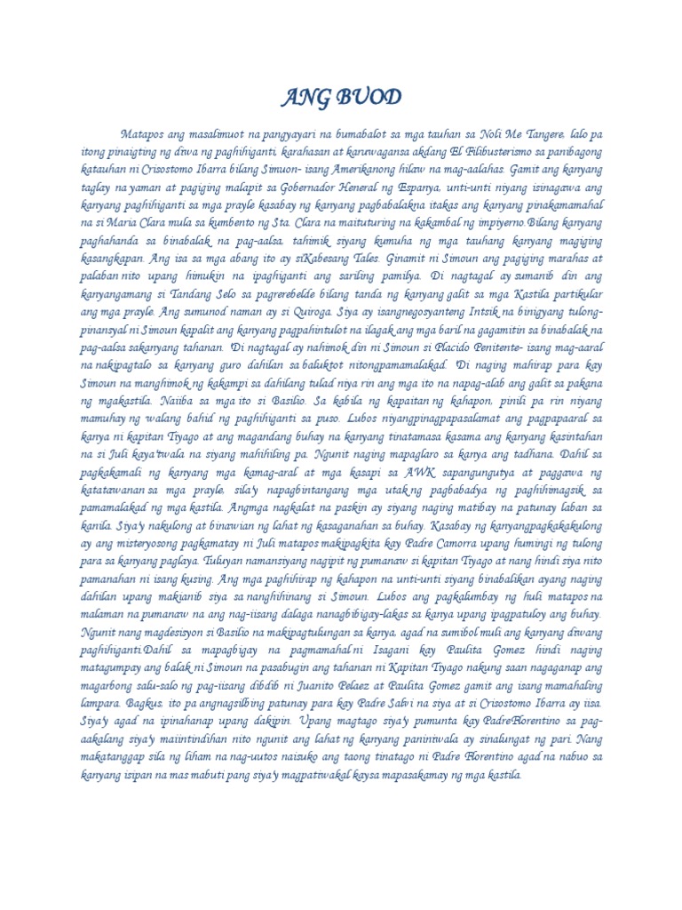 Buod | PDF