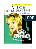 Caroline Quine Alice Roy 42 BV Alice Et Le Diadème 1965