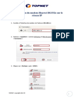 Configuration Huawei HG532e Sur Le Réseau IP PDF