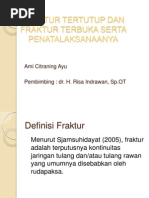 Download Fraktur Tertutup Dan Fraktur Terbuka Serta Penatalaksanaanya by Riyan Saputra SN212688308 doc pdf