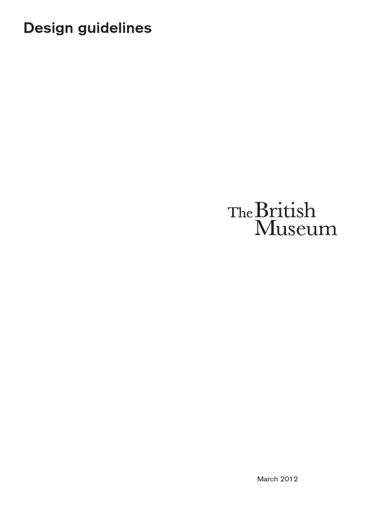 Design Guidelines: March 2012 | PDF