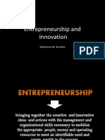 Entrepreneurship and Innovation: Marianne M. Serrano