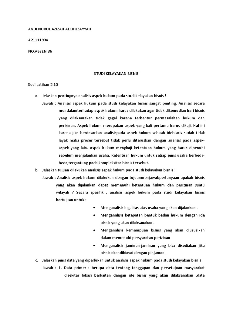 Studi Kelayakan Bisnis