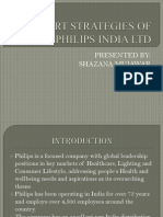 Export Strategies of Philips India LTD