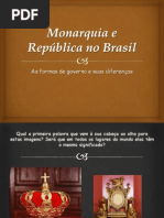 Monarquia e República no Brasil