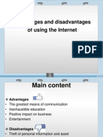 Advantages and Disadvantages of Using The Internet