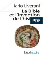 Liverani Mario - La Bible Et L'invention de L'histoire (2008)
