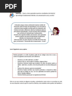 ¿Qué y Cómo Aprenden Nuestros Estudiantes de Inicial El Aprendizaje Fundamental Referido A La Comunicación Oral y Escrita 2