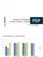 Analysis of Statistical Data of Guntur District, Andhra Pradesh