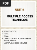 Unit 5 Multiple Access Technique