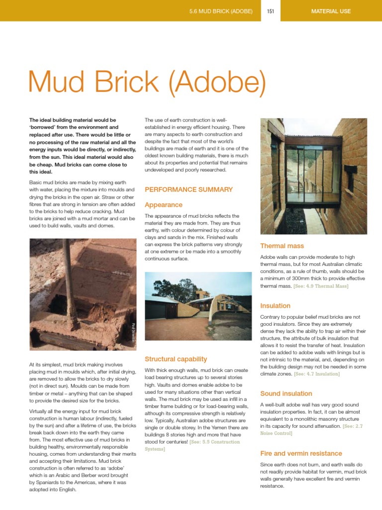 How To Make Mud Bricks | PDF | Brick | Building Materials