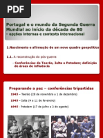 Reconstrução do pós-guerra 1 alunos