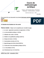 Methodologie Juridique Cours