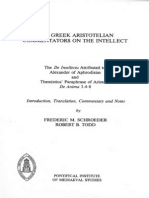 Introduction, Translation, Commentary, and Notes by Frederic M. Schroeder, Robert B. Todd. Two Greek Aristotelian Commentators On The Intellect The de Intellectu Attributed To Alexander of PDF