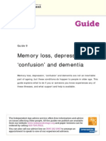 9 Memory Loss Depression Confusion and Dementia